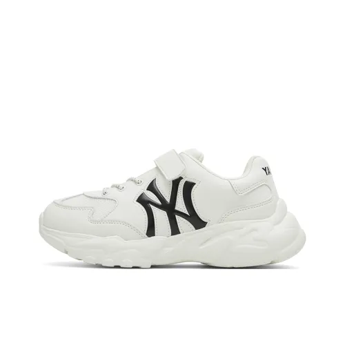 MLB Big Ball Chunky Slip-Resistant Abrasion-Resistant Low Top Kids Lifestyle Shoes White Teenagers MLB Big Ball Chunky Slip-Resistant Abrasion-Resistant Низкие Кеды для Детей Lifestyle Белые Подростки