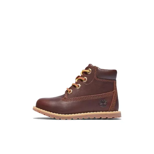 Timberland Детские кожаные сапоги для дошкольников