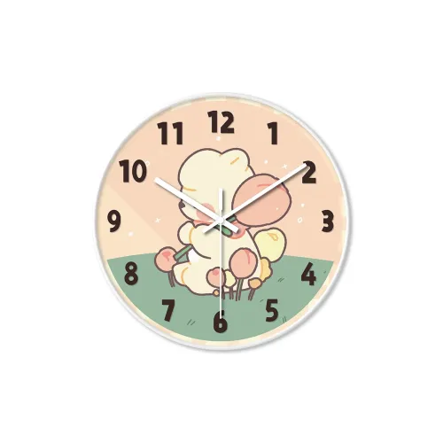 WEESHI Кварцевый механизм Cartoon Cute Стена Часы Унисекс