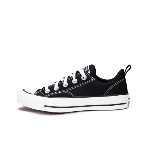 Converse Chuck Taylor All Star Износостойкие Дышащие Низкие Кеды для Детей Черные Подростковые