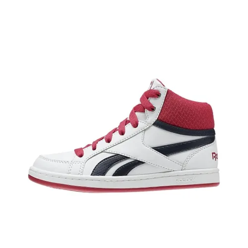 Reebok Prime High Топ Детские Скейтбординги Белый Красный Подростки