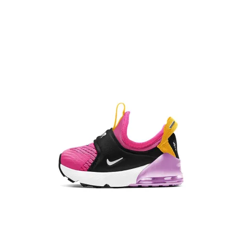 Nike Air Max 270 Дышащий и Легкий Низкий Топ Обувь для малышей Фуксия Младенец и Малыш