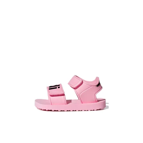 Adidas Originals Beach Sandal Low Топ Обувь для малышей Розовый черный Infant And Toddler
