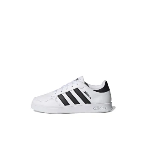 Adidas Neo Breaknet Slip Resistant Abrasion Resistant Низкие Кроссовки для скейтбординга Белые Kids