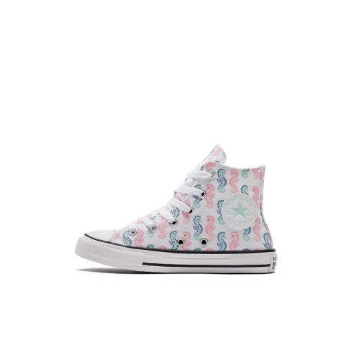 Converse Chuck Taylor All Star High Топ KIDS Кеды Бело-синий розовый для детей 3-7 лет