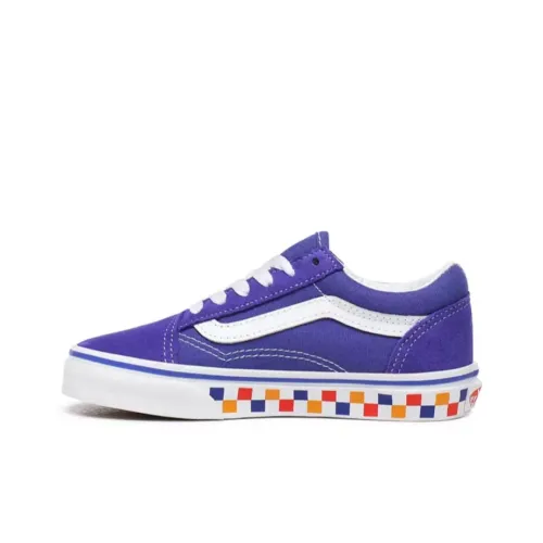 Vans Old Skool Low Топ Детские Скейтбординги Фиолетовый Подростки