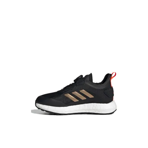 Adidas Rapida BOA K Low Топ Детская Беговая Обувь Черная Детская