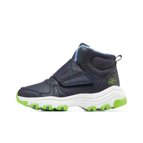 Skechers I Conik High Топ KIDS Lifestyle Shoes Морской синий Подростки