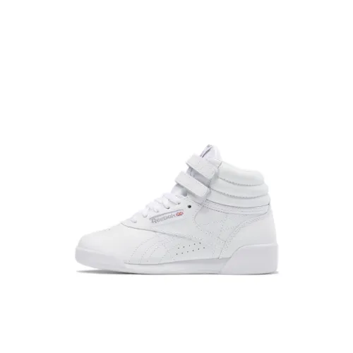 Reebok Freestyle Hi High Топ Детские Скейтбординги Белый Children Возраст 3-7 лет