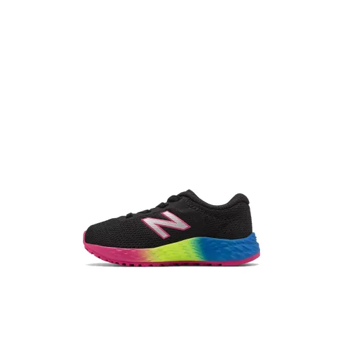 New Balance NB Arishi Series Низкий Топ Обувь для малышей Черный Розовый Infant и Toddler