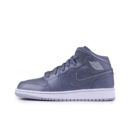 Jordan Air Jordan 1 Детские баскетбольные кроссовки MID Топ Школьный возраст