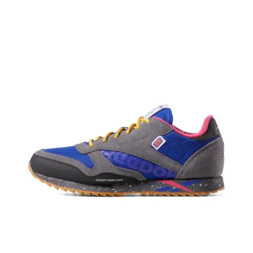 Reebok Classic Leather Детская беговая обувь с низким верхом для школьного возраста
