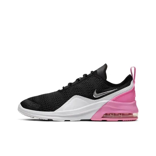 Nike Air Max Motion Low Топ Детские беговые кроссовки Черный Розовый Белый Подростки