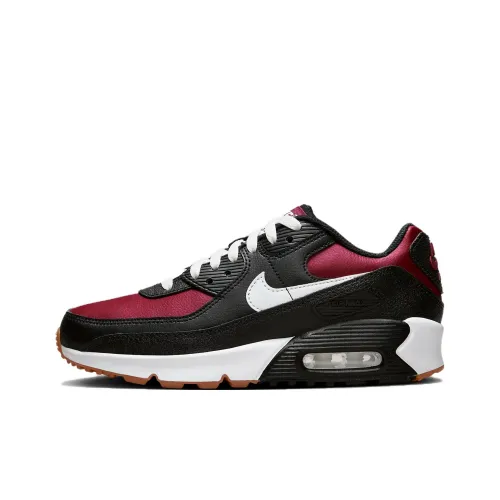 Nike Air Max 90 LTR Low Топ Детские Беговые Кроссовки Черный Красный Подростки