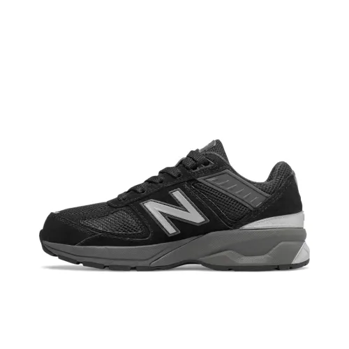New Balance NB 990 V5 Амортизация Низкий Топ Беговые Кроссовки Черный Подростки