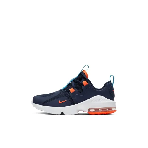 Nike Air Max Infinity Kids Lifestyle Shoes Сине-оранжевый Детские 3-7 лет