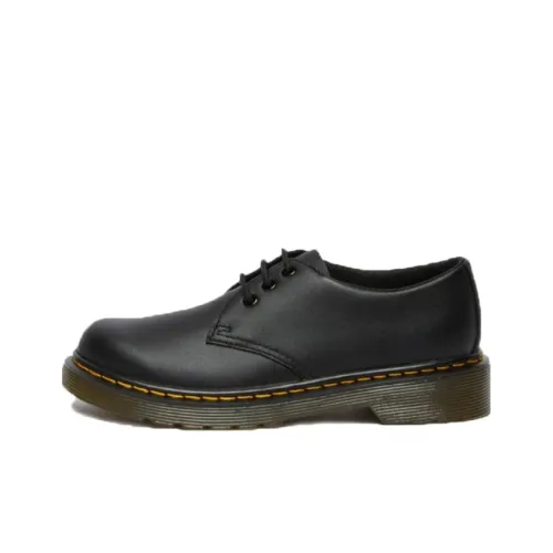 Dr.Martens Детская кожаная обувь с низким верхом для школьного возраста