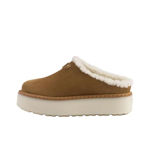 PRADA Домашние тапочки Женские Коричневый