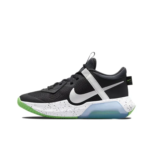 Nike Slip-resistant Abrasion-resistant Low Top Children's Basketball Shoes Black Найк Slip-resistant Abrasion-resistant Низкий топ Детские баскетбольные кроссовки Черный