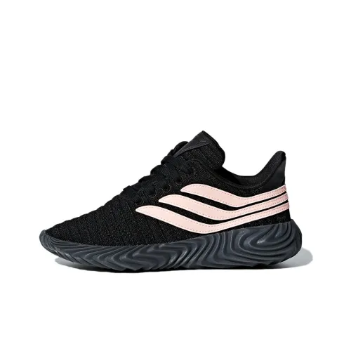 Adidas Originals Sobakov Modern J Аbrasion Resistant Kids Lifestyle Shoes Black Teenagers