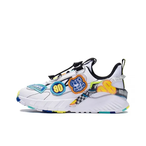 LINING YOUNG Амортизация устойчивость к истиранию поддержка низкий топ детские повседневные обувь для подростков