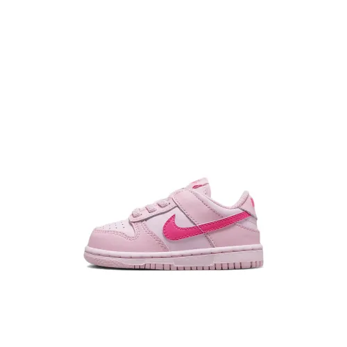 Nike Dunk Low Топ Обувь для малышей Розовый Infant And Toddler