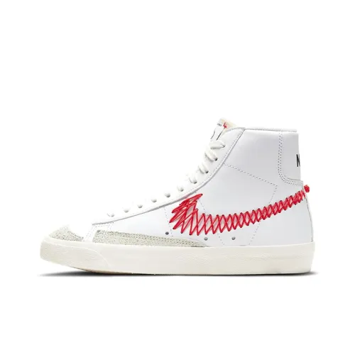 Nike Blazer CNY MID Топ Детские Скейтбординги Белый Красный