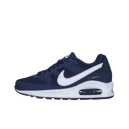 Nike Air Max Command Fle Low Топ Детские беговые кроссовки Сине-белый Подростки