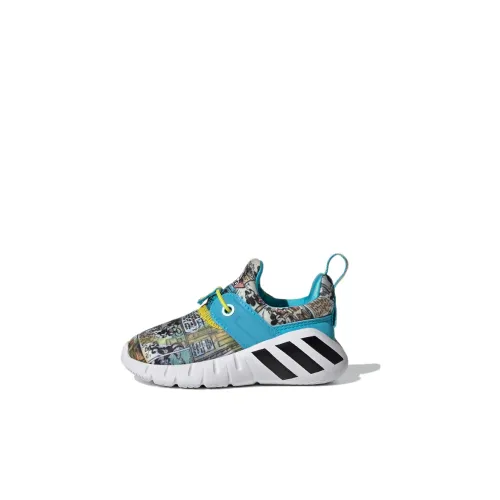 Adidas Rapida Микки Маус Дышащая Низкая Обувь для Малышей Синие Белые Младенец и Малыш