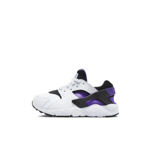 Nike Huarache Run Low Топ Детские беговые кроссовки Белый черный фиолетовый Children Возраст 3-7 лет