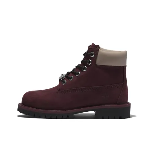Timberland Детские кожаные сапоги для школьного возраста