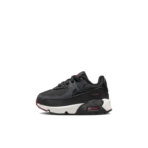 Nike Air Max 90 LTR Low Топ Обувь для малышей Черный белый Infant And Toddler