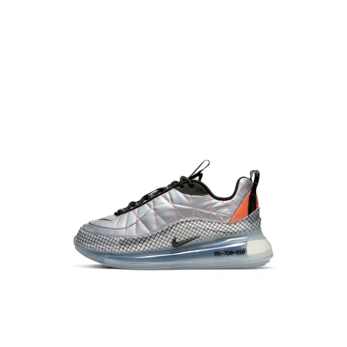 Nike Air Max 720 818 Устойчивый к истиранию Баланс Детские Лайфстайл Обувь Серебряный Апельсин Детский