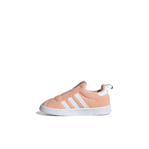 Adidas Originals Gazelle Low Топ Кроссовки для скейтбординга Розово-белый Infant и Toddler