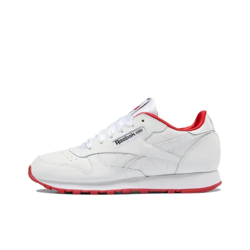 Reebok Classic Leather Детская беговая обувь с низким верхом для школьного возраста