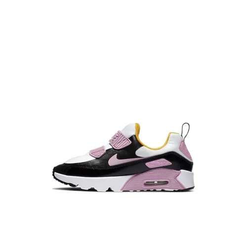 Nike Air Max 90 Tiny Low Топ Беговые кроссовки Черно-розовый Для детей 3-7 лет