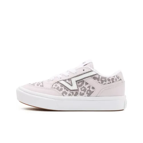 Vans Lowland CC Comfycush Низкий Топ Детские Скейтбординги Розовый Леопард С принтом Подростки