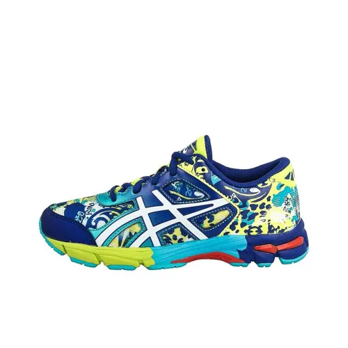 Asics Гель Noosa Tri 11 Устойчивый к истиранию Низкий Топ Детская Беговая Обувь Синие Белые Подростки