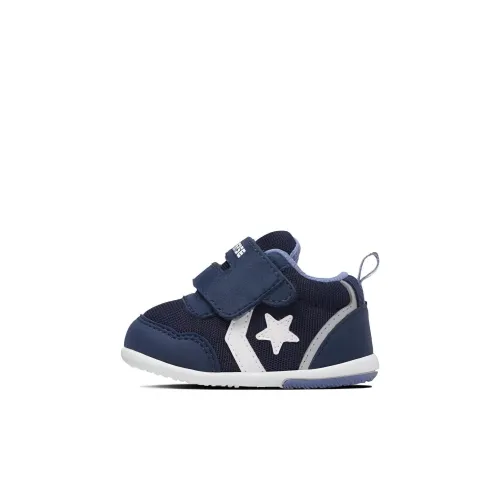 Малыш Converse MINI RS 2 Амортизация Износостойкий Низкий Топ Обувь для малышей Синий Японская Версия