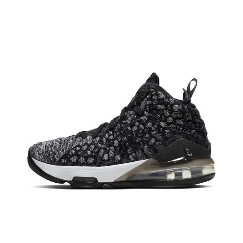 Nike Lebron 17 Детская баскетбольная обувь MID Топ для школьного возраста