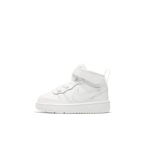 nike Court Borough 2 MID Топ Обувь для малышей Белый Infant And Toddler