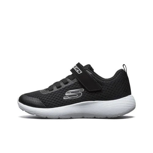 Skechers DYNA LITE Детские повседневные кроссовки Черный Белый Подростки