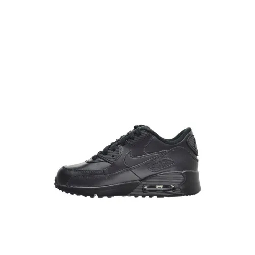 Nike Air Max 90 Abrasion Resistant Kids Lifestyle Shoes Черный для детей от 3 до 7 лет