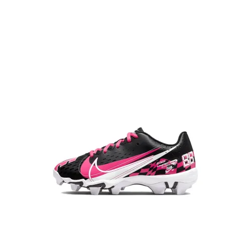 Nike Hyperdiamond 4 Slip-resistant Амортизация Устойчивость к истиранию Детские кроссовки для тренировок Черный Розовый