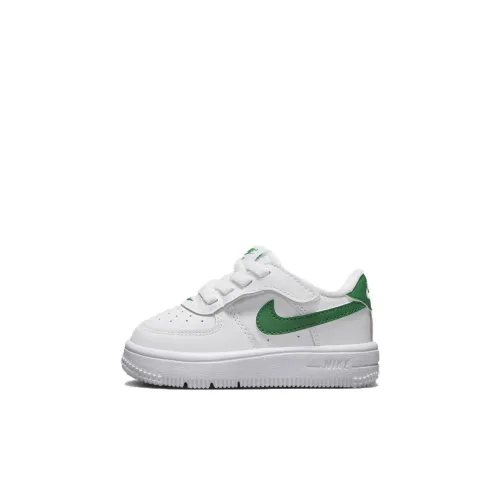 Nike Air Force 1 EasyOn противоскользящий низкий топ обувь для малышей белый зеленый Infant и Toddler