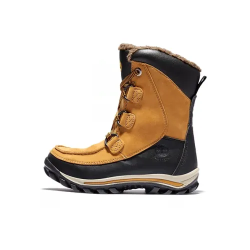Timberland Chillberg Водонепроницаемый и Износостойкий Crew Детские ботинки Желтый Черный Подростки
