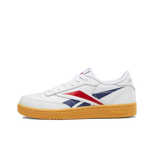Reebok Club C Series Детские Скейтбординги Низкий Топ Школьный возраст