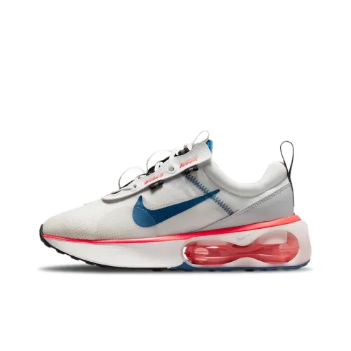 Nike Air Max 2021 Low Топ Детские Беговые Кроссовки Белый Синий Красный Выпуск 2021 года Подростки