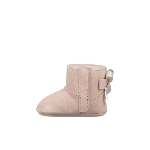 UGG Короткие Снежные Ботинки Розовые для Малышей и Детей дошкольного возраста