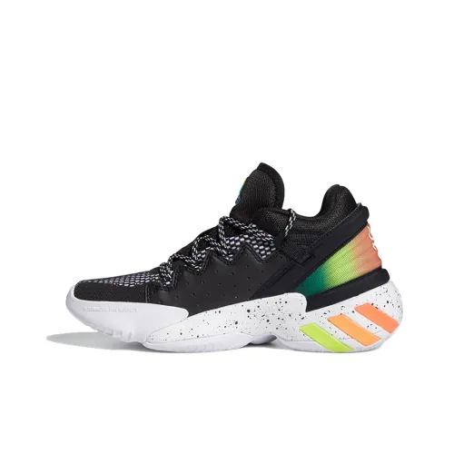 Adidas D.O.N. Issue #2 Детская баскетбольная обувь с низким верхом для школьников
